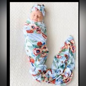 *NEW* Posh Peanut Swaddle and Headband Set- Victoria